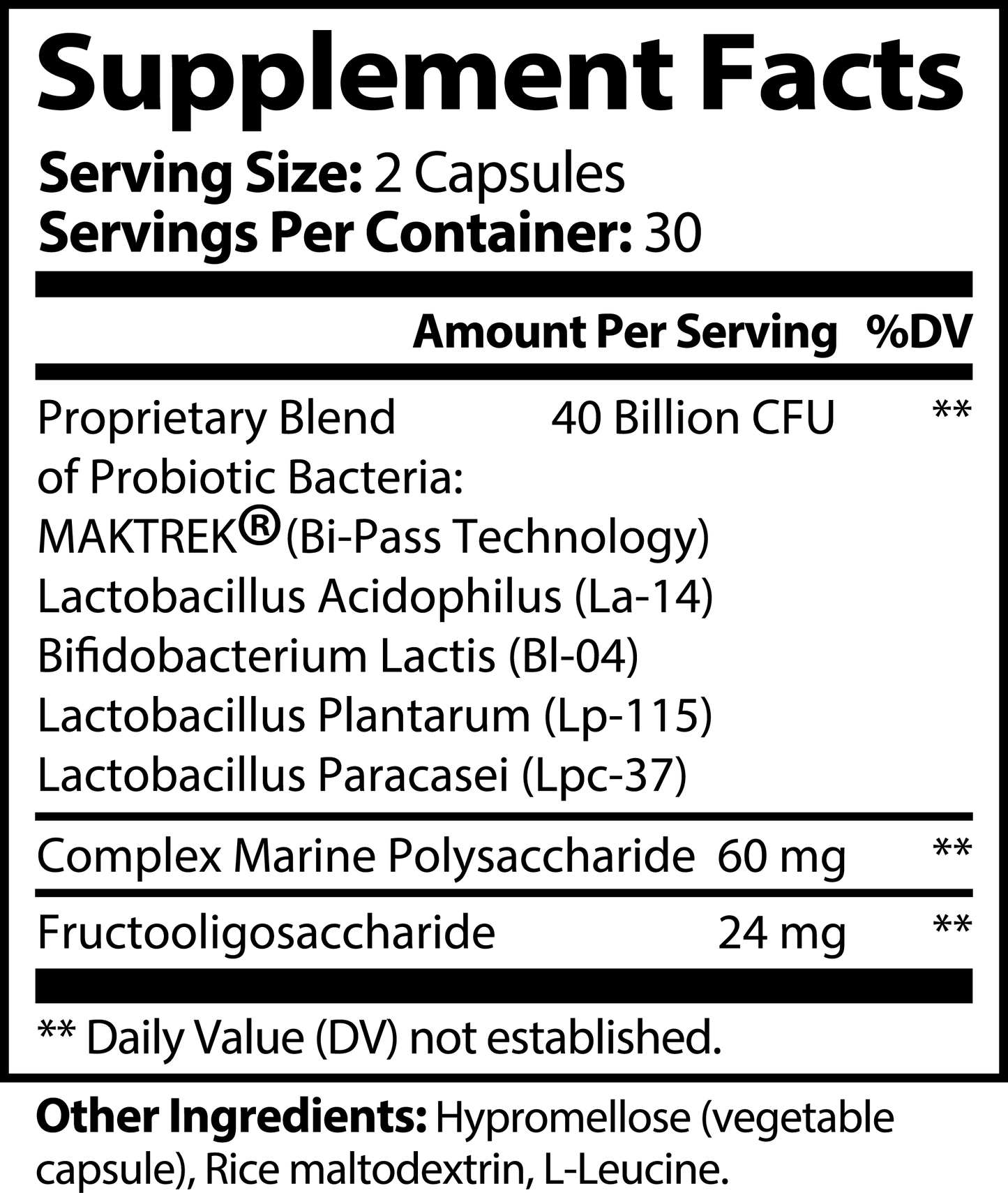 🌿 Gut Bae™ Probiotic with Prebiotics