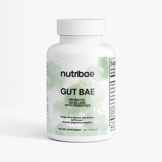 🌿 Gut Bae™ Probiotic with Prebiotics